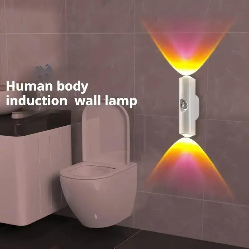 Up & Down Lit Hill Shape Sensor LED Wall Lights