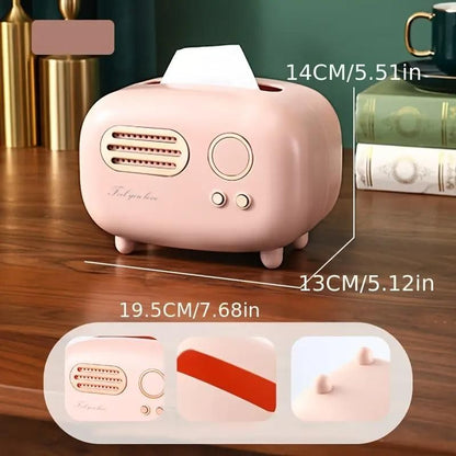 Vintage Radio Box Tissue Holder