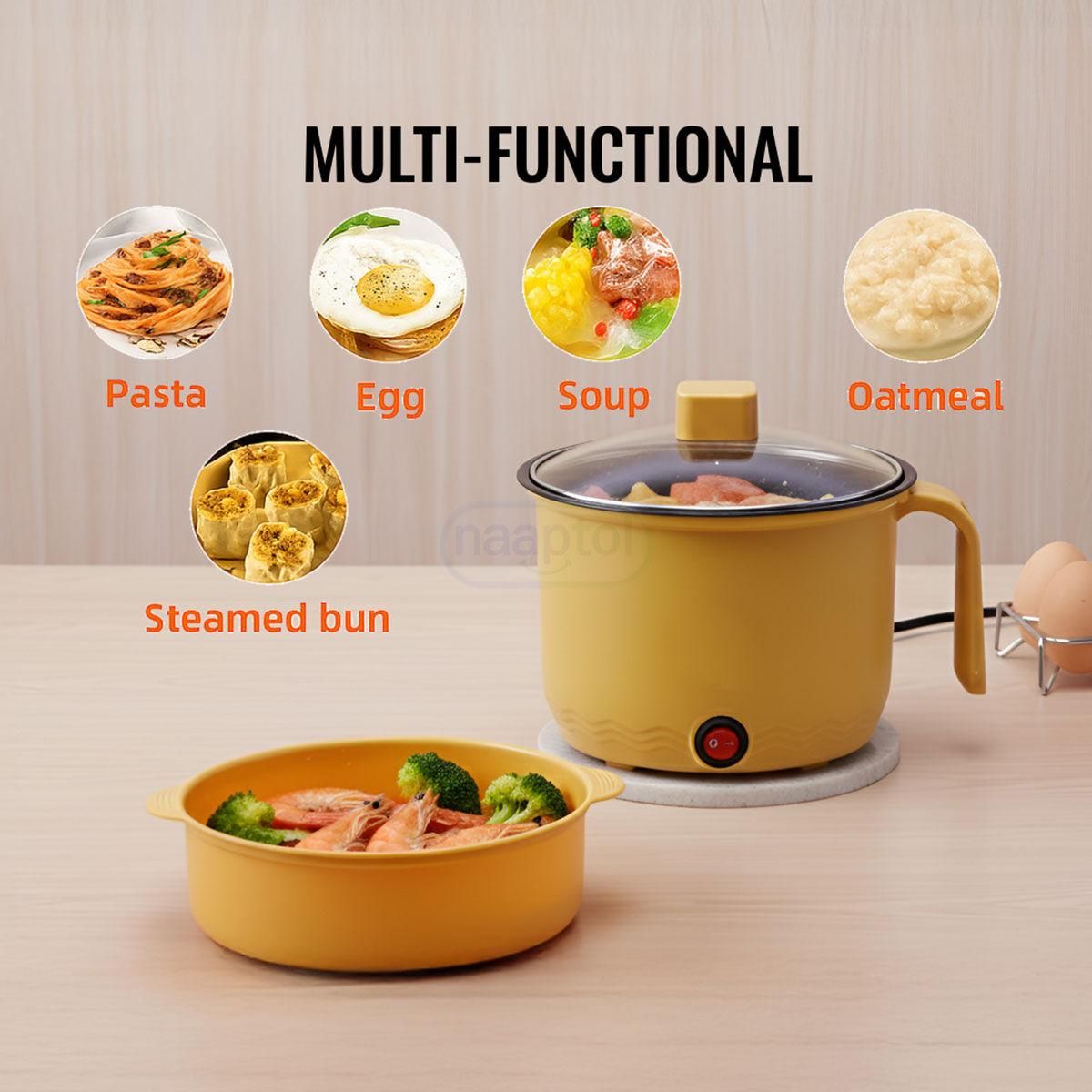 Multipurpose Electric Cooker with Steamer 1.8L