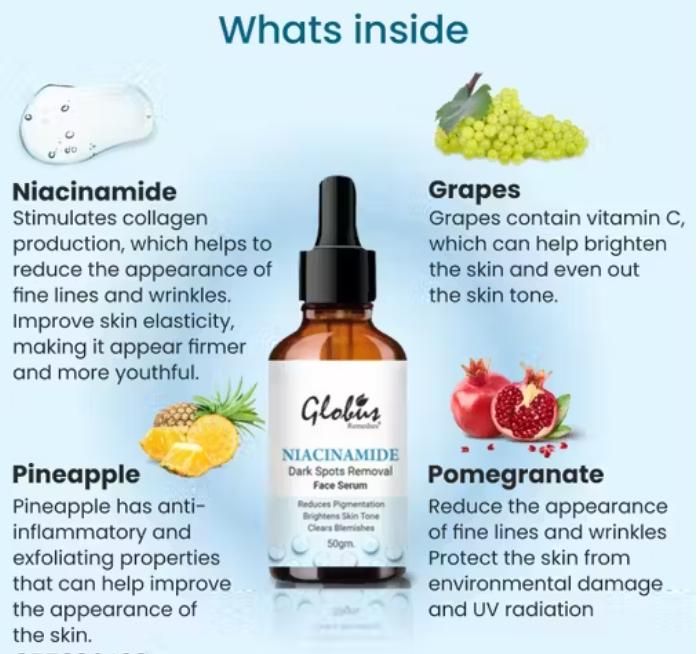 Globus Dark Spots Removal Face Serum 50 gm