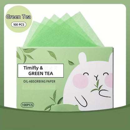 100 Pcs Oil Absorbing Papers