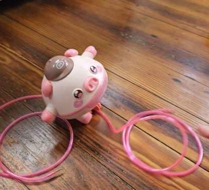 Tightrope Walking Tumbler Pig Walking Tightrope for Children